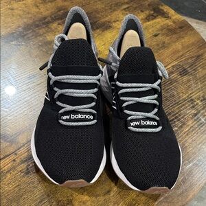 New Balance Black and Gray Mesh Sneakers